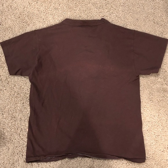 Brown Artsy Cropped Shirt - Picture 2 of 3